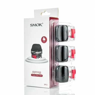 Smok RPM2 3'lü Yedek Kartuş Paketi, Siyah, 7ml Boş Pod