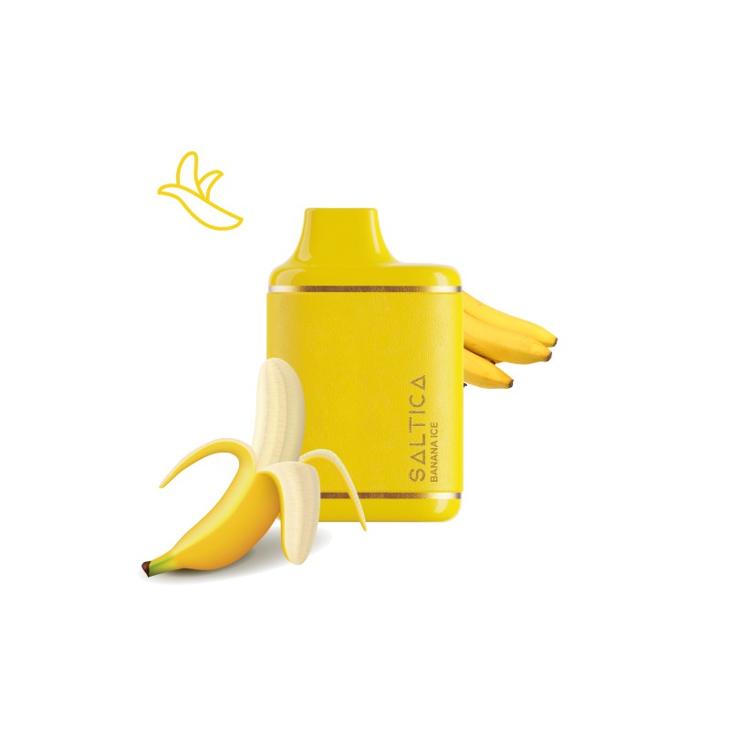 Saltica Leather 7000 Banana Ice Tek Kullanımlık Vape Bar Sarı Cihaz