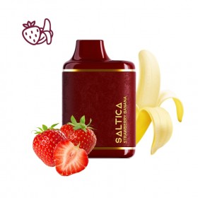 Saltica Leather 7000 Strawberry Banana Disposable Vape Bar Saltica Leather 7000 Strawberry Banana Disposable Vape Bar