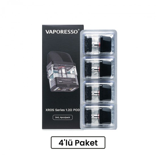 Vaporesso XROS 1.2Ω Kartuş 4'lü Paket (2ml)