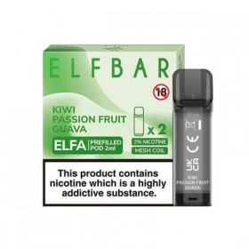 Elf Bar Elfa 2'li Kiwi Passion Fruit Guava Prefilled Pod Kartuş