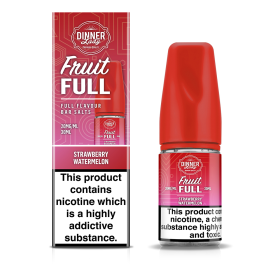 Dinner Lady Fruit FULL Çilek Karpuz Salt Likit 20mg/ml 30ml